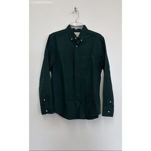Hawker Rye Green men's vintage‎ oxford slim fir shirt - Size M